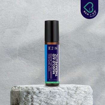 BAM & CO Muscle-Aid Therapeutic Essence Essential Oil Roll On – Muscle Pain Joint Pain 10ml
